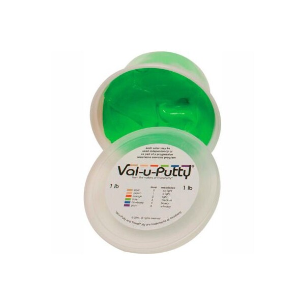Val-u-Putty Exercise Putty, Lime, Medium, 1 Pound